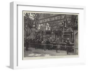 The American Watch Company of Waltham, Massachusetts, at the Inventions Exhibition-null-Framed Giclee Print