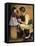 The American Way (or Soldier Feeding Girl)-Norman Rockwell-Framed Stretched Canvas