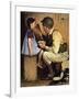 The American Way (or Soldier Feeding Girl)-Norman Rockwell-Framed Giclee Print