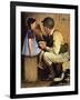 The American Way (or Soldier Feeding Girl)-Norman Rockwell-Framed Giclee Print