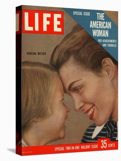 The American Woman, December 24, 1956-Grey Villet-Stretched Canvas