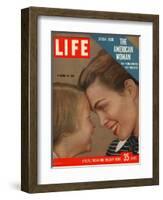 The American Woman, December 24, 1956-Grey Villet-Framed Photographic Print