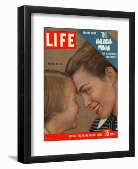 The American Woman, December 24, 1956-Grey Villet-Framed Photographic Print