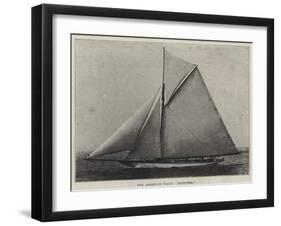 The American Yacht Defender-null-Framed Giclee Print