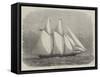 The American Yacht Sappho-Edwin Weedon-Framed Stretched Canvas