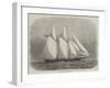 The American Yacht Sappho-Edwin Weedon-Framed Giclee Print