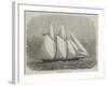 The American Yacht Sappho-Edwin Weedon-Framed Giclee Print