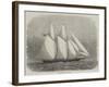 The American Yacht Sappho-Edwin Weedon-Framed Giclee Print