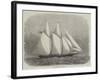The American Yacht Sappho-Edwin Weedon-Framed Giclee Print