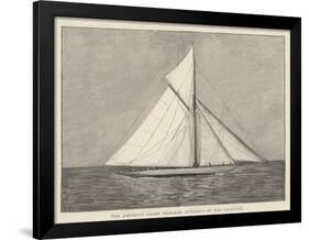 The American Yacht Vigilant, Opponent of the Valkyrie-null-Framed Giclee Print