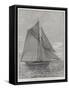 The American Yacht Volunteer, Built to Compete with the Thistle for the America Cup-null-Framed Stretched Canvas