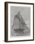 The American Yacht Volunteer, Built to Compete with the Thistle for the America Cup-null-Framed Giclee Print