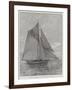 The American Yacht Volunteer, Built to Compete with the Thistle for the America Cup-null-Framed Giclee Print