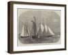 The American Yachts Saluting Her Majesty Off Osborne House-Edwin Weedon-Framed Giclee Print