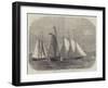 The American Yachts Saluting Her Majesty Off Osborne House-Edwin Weedon-Framed Giclee Print