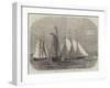 The American Yachts Saluting Her Majesty Off Osborne House-Edwin Weedon-Framed Giclee Print