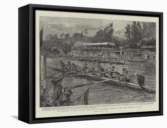 The Americans at Henley Regatta-Sydney Prior Hall-Framed Stretched Canvas
