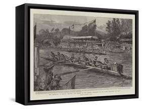 The Americans at Henley Regatta-Sydney Prior Hall-Framed Stretched Canvas