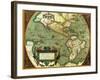 The Americas, 1584-Science Source-Framed Giclee Print