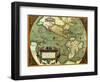 The Americas, 1584-Science Source-Framed Premium Giclee Print