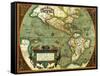 The Americas, 1584-Science Source-Framed Stretched Canvas