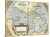 The Americas, 1592-Abraham Ortelius-Stretched Canvas