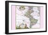 The Americas - the Western Hemisphere-Heirs Homanns-Framed Art Print