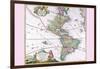 The Americas - the Western Hemisphere-Heirs Homanns-Framed Art Print