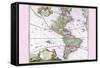 The Americas - the Western Hemisphere-Heirs Homanns-Framed Stretched Canvas