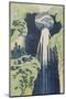 The Amida Falls in the Far Reaches of the Kisokaidô Road-Katsushika Hokusai-Mounted Art Print