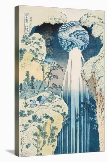 The Amida Waterfall in the Far Reaches of the Kisokaido Road-Trends International-Stretched Canvas