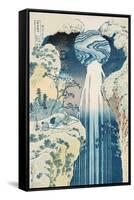 The Amida Waterfall in the Far Reaches of the Kisokaido Road-Trends International-Framed Stretched Canvas