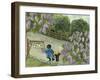 The Amish Flower Shop-Tina Nichols-Framed Giclee Print