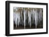 The Ammer and the Schleierfalle in Winter with Ice and Snow in the Allgau-Wolfgang Filser-Framed Photographic Print