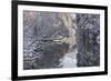 The Ammer in Winter with Ice and Snow-Wolfgang Filser-Framed Photographic Print