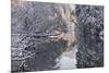 The Ammer in Winter with Ice and Snow-Wolfgang Filser-Mounted Photographic Print