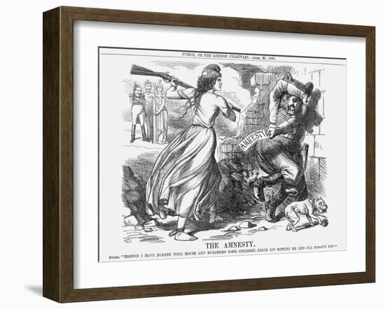 The Amnesty, 1863-John Tenniel-Framed Giclee Print