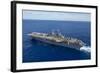 The Amphibious Assault Ship USS Boxer Transits the Pacific Ocean-null-Framed Photographic Print