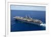 The Amphibious Assault Ship USS Boxer Transits the Pacific Ocean-null-Framed Photographic Print