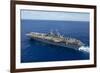 The Amphibious Assault Ship USS Boxer Transits the Pacific Ocean-null-Framed Photographic Print