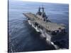 The Amphibious Assault Ship USS Kearsarge Transits the Atlantic Ocean-Stocktrek Images-Stretched Canvas