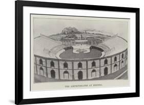 The Amphitheatre at Beziers-null-Framed Giclee Print