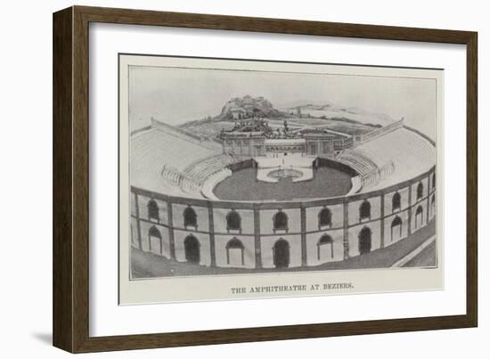 The Amphitheatre at Beziers-null-Framed Giclee Print