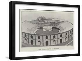 The Amphitheatre at Beziers-null-Framed Giclee Print