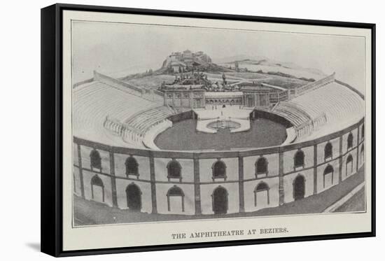 The Amphitheatre at Beziers-null-Framed Stretched Canvas