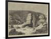 The Amphitheatre of Beliddea, Cornwall, from Pen Olver-R. Dudley-Framed Giclee Print