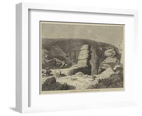 The Amphitheatre of Beliddea, Cornwall, from Pen Olver-R. Dudley-Framed Giclee Print