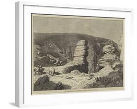 The Amphitheatre of Beliddea, Cornwall, from Pen Olver-R. Dudley-Framed Giclee Print