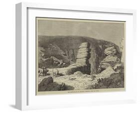 The Amphitheatre of Beliddea, Cornwall, from Pen Olver-R. Dudley-Framed Giclee Print