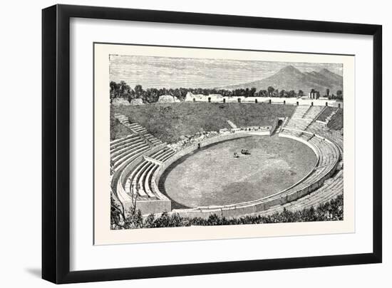 The Amphitheatre Pompeii-null-Framed Premium Giclee Print